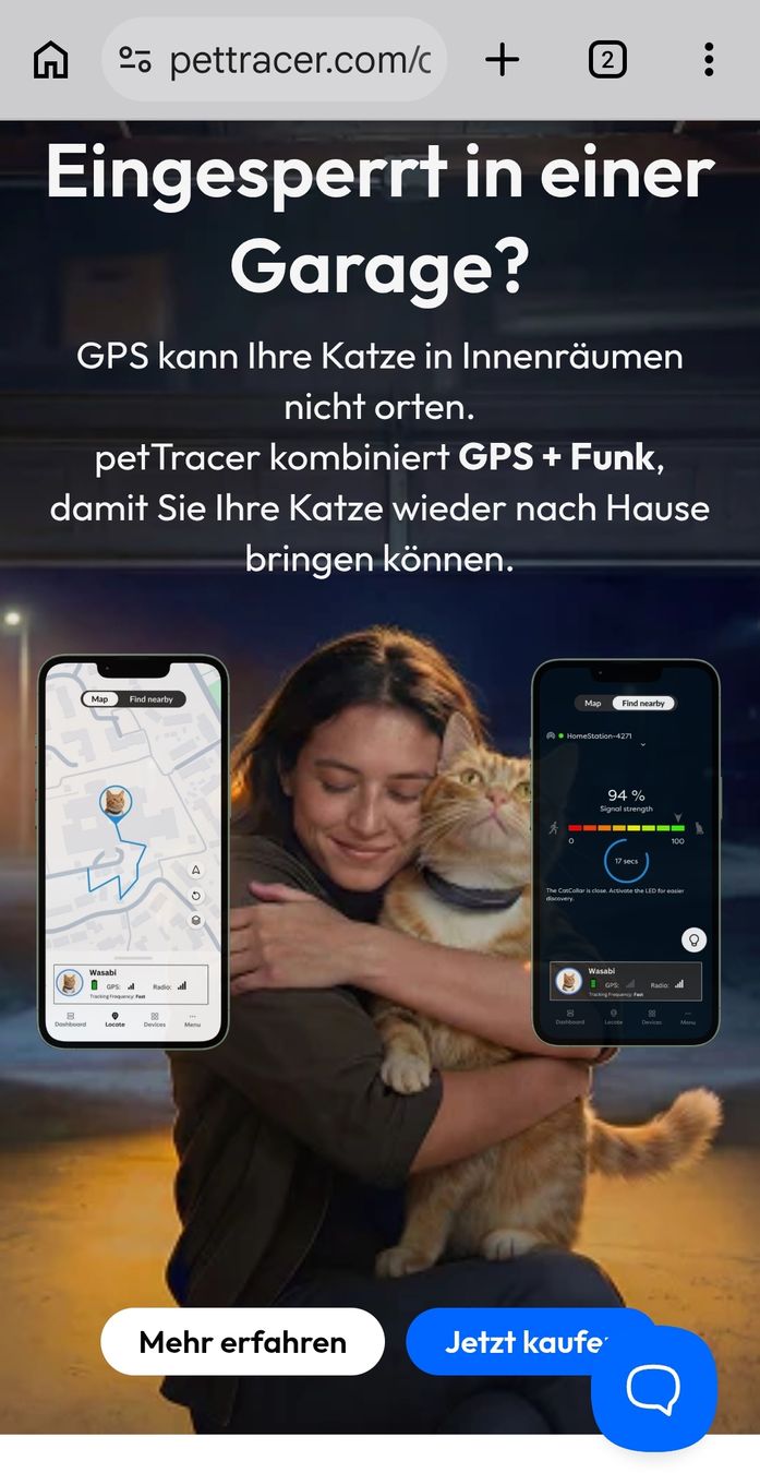 Sonstiges Tierzubehör: Pettracer Halsband Katze – Gebraucht aus Lotzwil von Nugg10 3