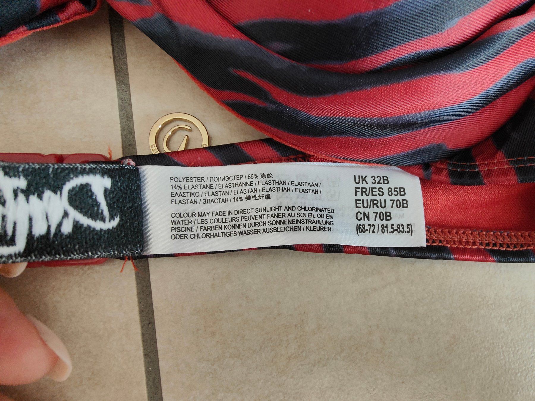 Hunkemöller Costumi da bagno & Bikini: Hunkemöller Bikini Oberteil - Grösse 70B – Nuovo (secondo la descrizione) da Rickenbach b. Wil venduto da VeryLovelyThings 3