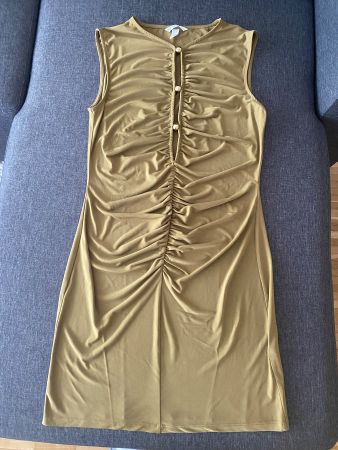 Trendiges Sommerkleid in Khaki - Neuwertig!