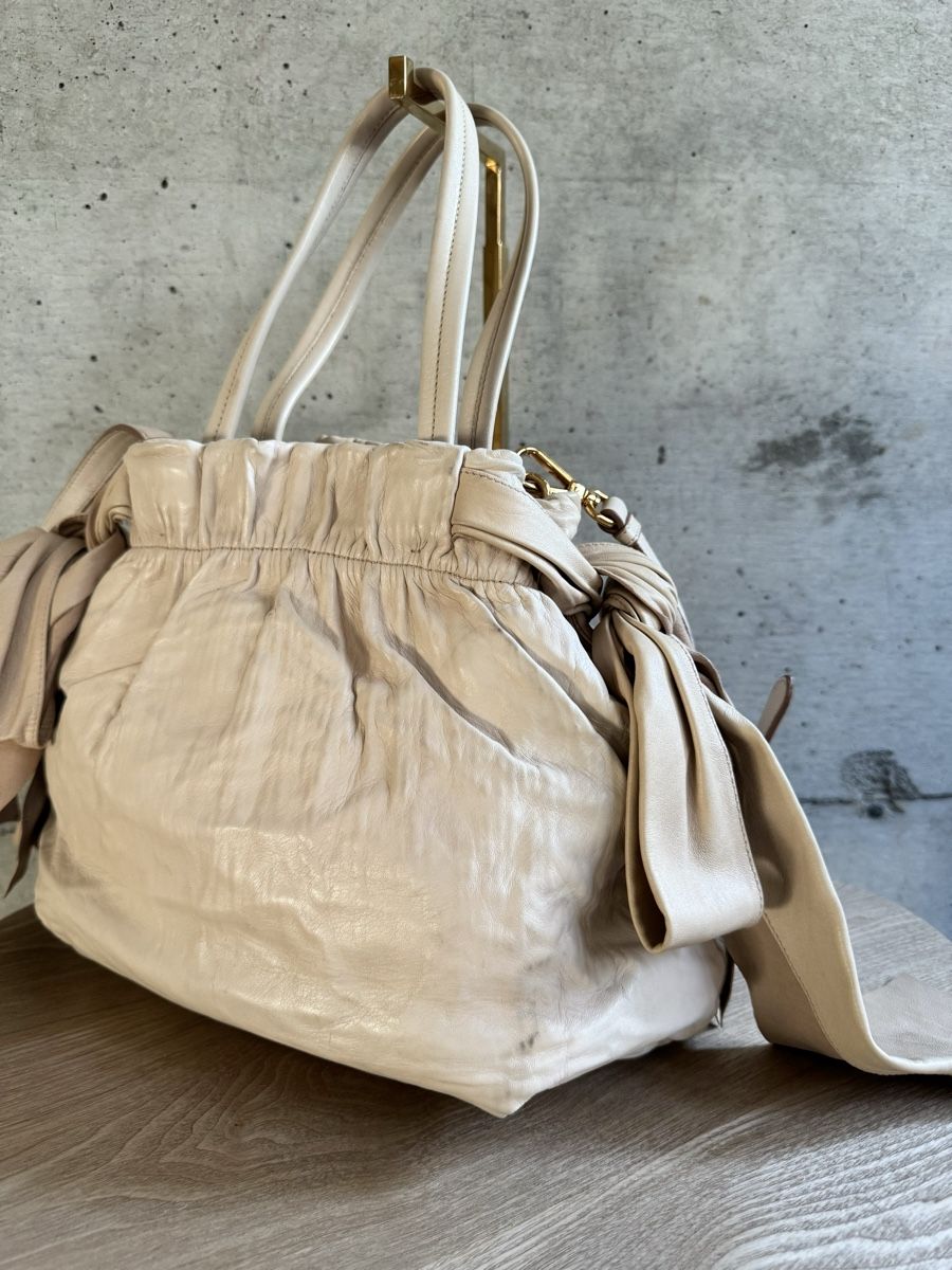 Prada Borse da donna: PRADA Nappa Bow Tote Sac Tasche – Usato da Kriens venduto da hannaandkiko 4