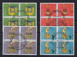 Pro Patria Viererblocks 1982 gestempelt    15141