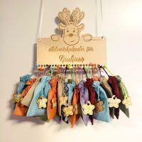 Adventskalender personalisiert aus Holz