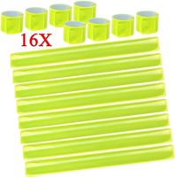 16pcs Reflektierendes Schnapparmband Set