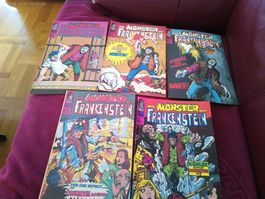 5 X Das Monster von Frankenstein" WILLIAMS VERLAG (70ER JAHR