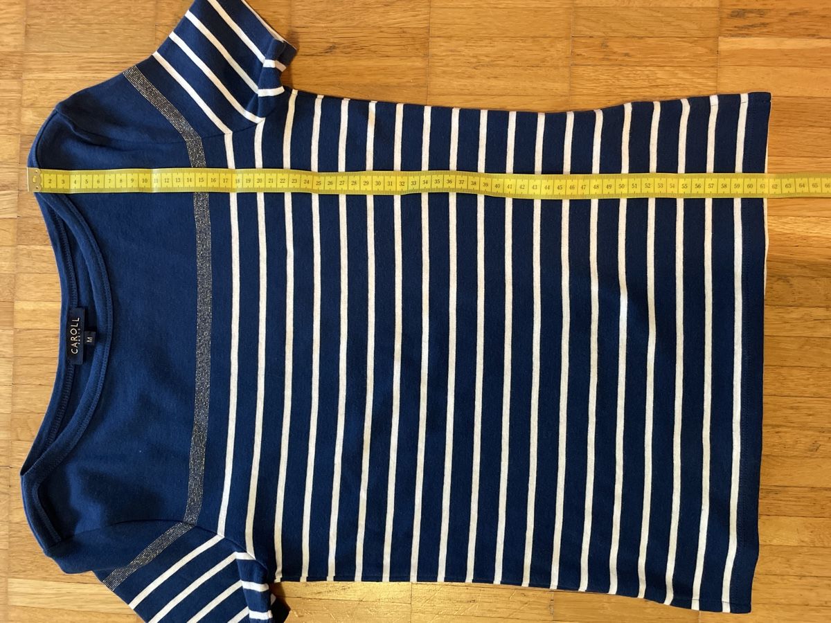 Caroll Tops: CAROLL PARIS Striped Top Size M – D'occasion à Neuchatel par shi_9fzw 5