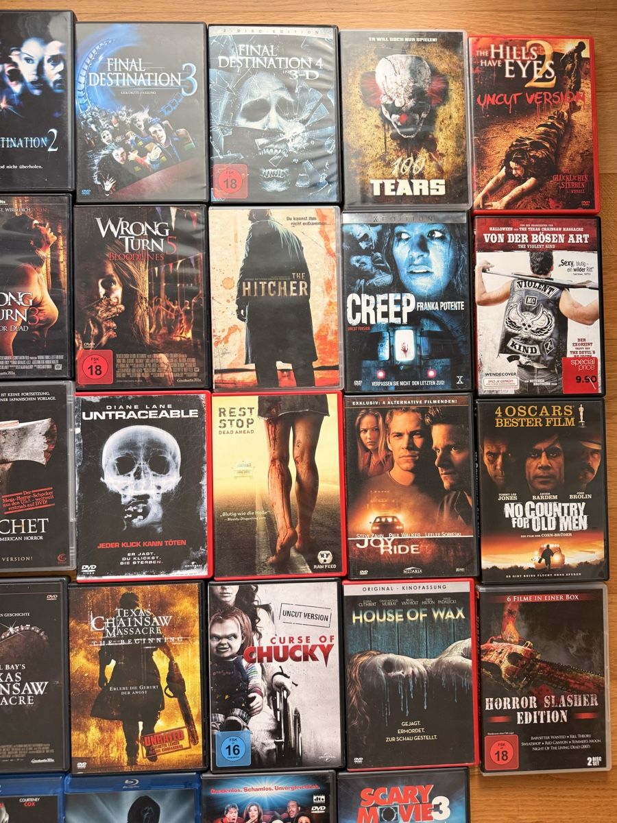 Tutti i DVDs: Horror Set 2 | Berühmte Serienkiller & Slasher | 38 Filme – Usato da Kölliken venduto da nerdorado 1