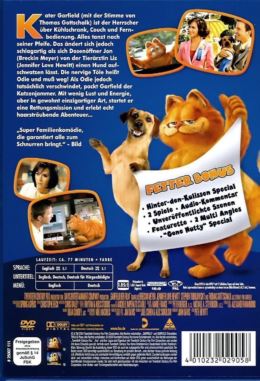 Tutti i DVDs: Garfield Der Film – Nuovo (secondo la descrizione) da Riehen venduto da M.S.DVD 2