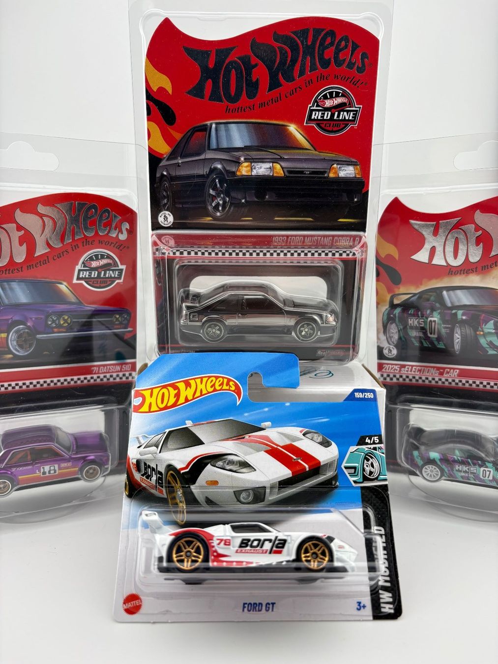 Hot Wheels Modellini d'auto: Hot Wheels Ford GT Borla - 2025 - 159/250 – Nuovo e nell'imballaggio originale da Flawil venduto da HeisseReifen