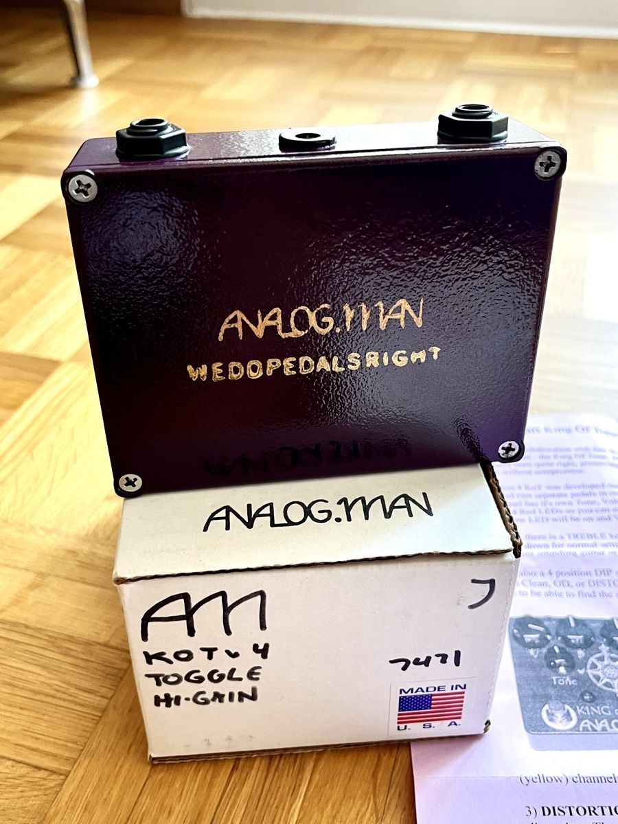 Strumenti musicali: Analogman Analog Man King of Tone – Usato da Glattfelden venduto da SML64 4