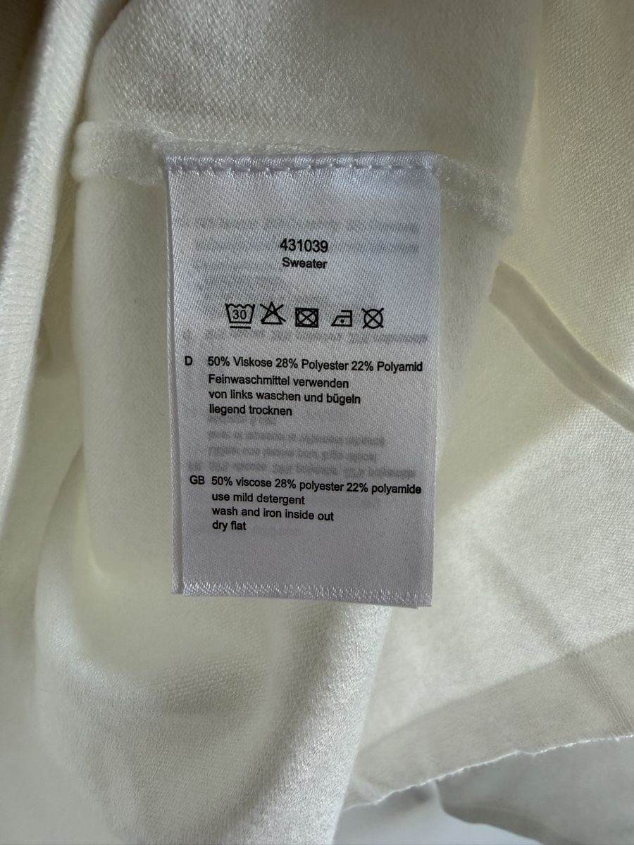 Pulls & Sweat-shirts: Helena Vera Basic Pullover, weiss, Grösse 44, wie neu! – Neuf (Voir description) à Winterthur par marisole4 3