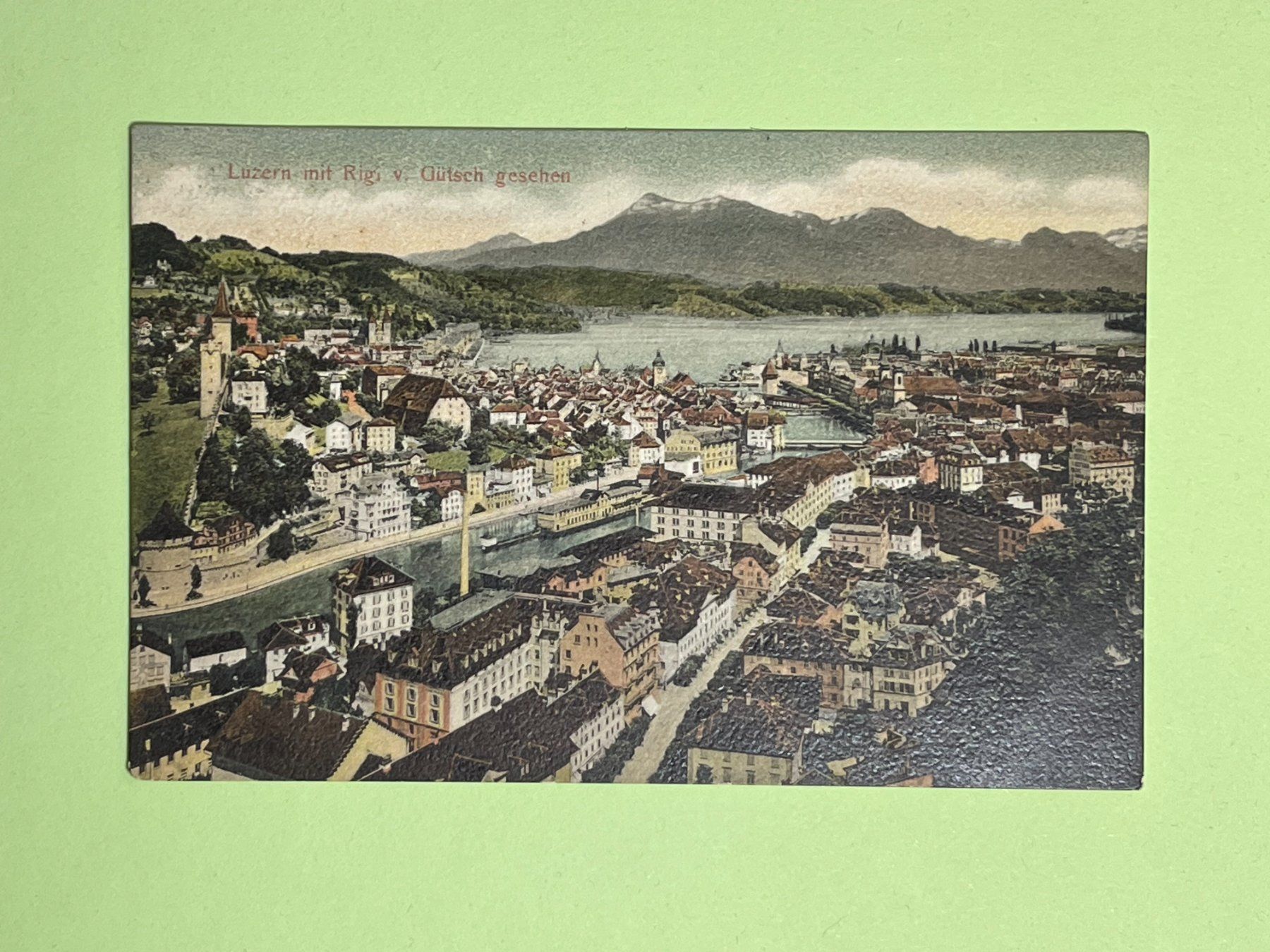 Ansichtskarten: Luzern - 1907 – Gebraucht aus Steg VS von danwer74