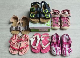 Schöne Sommerschuhe für kleine Prinzessin, Grösse 20.