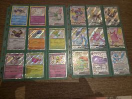 Sammelkarten Pokemon Konvolut guter Zustand und shiny