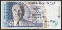 Mauritius 50 Rupees 1998 1. Ausgabe