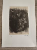 lithographie originale signée par l'artiste  Marcel Mathys