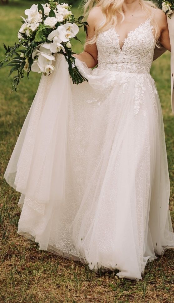 Vestiti: Brautkleid Hohzeitskleid gr 38 M – Usato da Wohlen AG venduto da ani_ykt2 5