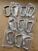 10 Stk stahlkarabiner kratos twistlock karabiner