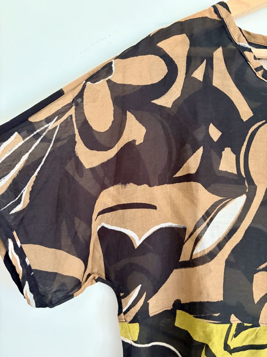 Marc Cain Blusen: Bluse Marc Cain Grösse S floral Seide Baumwolle – Neu (gemäss Beschreibung) aus Heiligenschwendi von maerchen2008 4