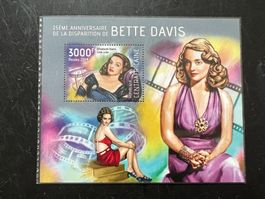 Bette Davis Zentralafrika  2014   Block   ** (A1263)