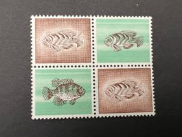 VERSUCHSDRUCKE DER PTT, CIRKA 1964, VIERERBLOCK **  (2620)