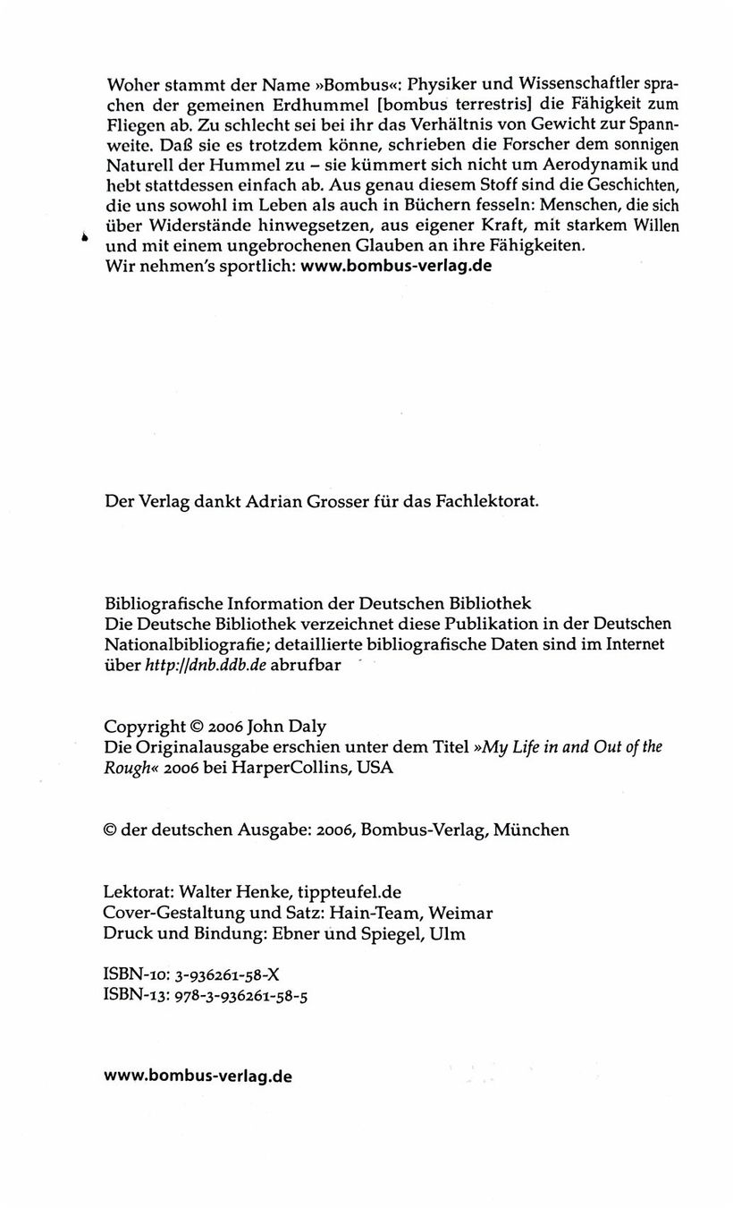 Libri: John Daly - Das bin ich - Mein Leben – Nuovo e nell'imballaggio originale da Sarnen venduto da Livres 4