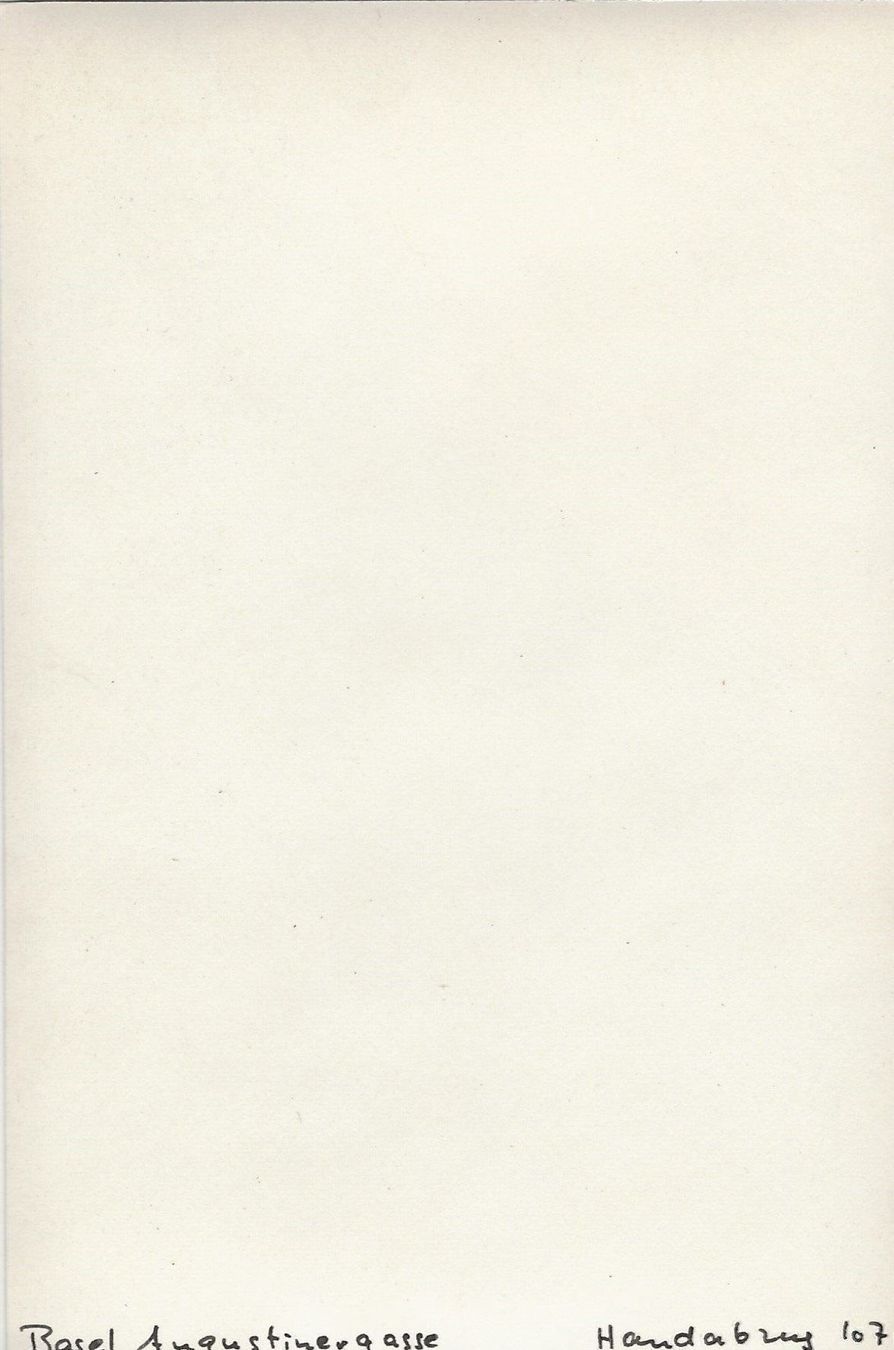 Cartoline postali: Basel, Augustinergasse, Handabzug 107 – Usato da Frauenfeld venduto da Merk52 1