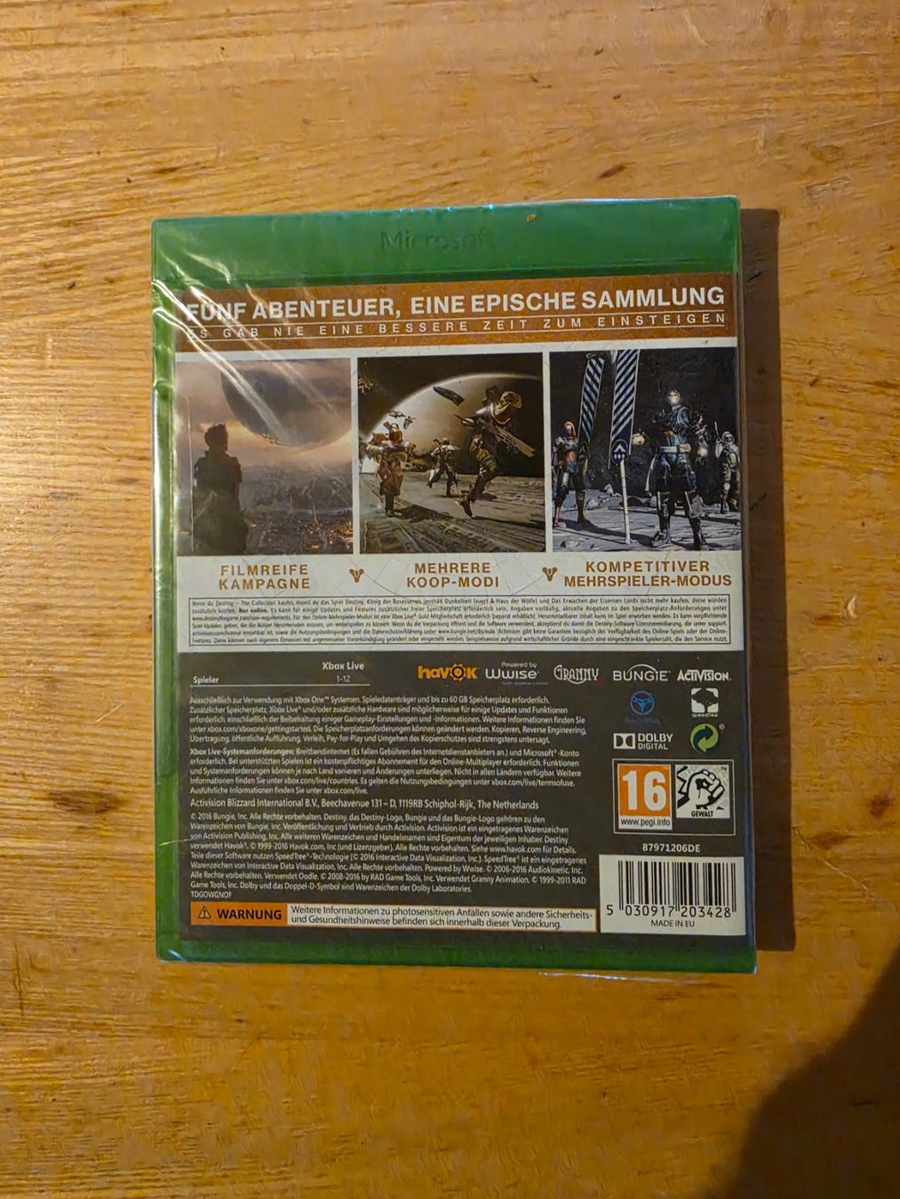 Jeux: Xbox One Destiny The Collection ab 1.- – Neuf avec emballage d'origine à triesenberg par wisi369 1