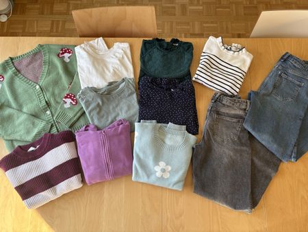 11 teiliges Kleiderset Mädchen Gr. 146/152