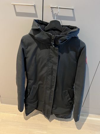 Original Canada Goose Parka schwarz Grösse S guter Zustand