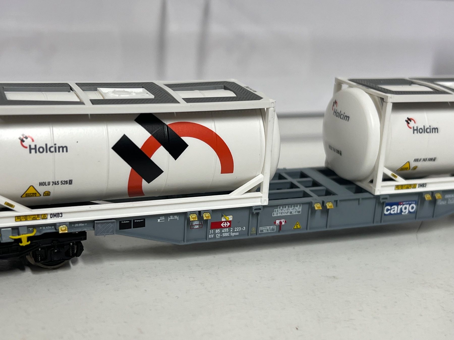 Roco Modellini di ferrovie: Roco 76943 HOLCIM Cargo  SBB H0 DC – Usato da Geroldswil venduto da TopTrain54 3
