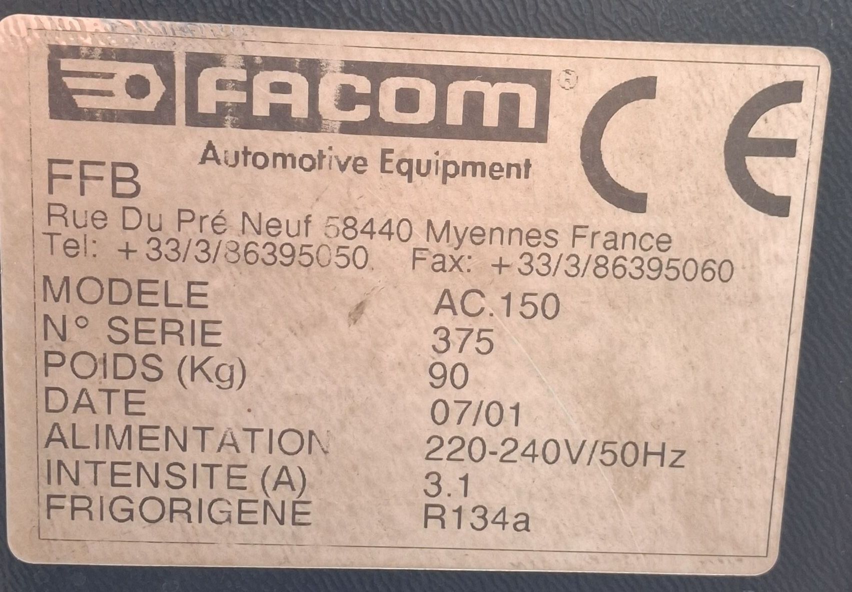 Climatiseurs: Facom AC.150 Klimaservicegerät – D'occasion à rothenbrunnen par Gava 5
