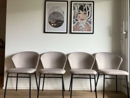 4 moderne Esszimmerstühle von Livique
