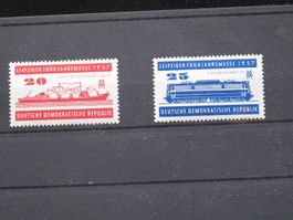 DDR 1957 Frühjahresmesse Leibzig **