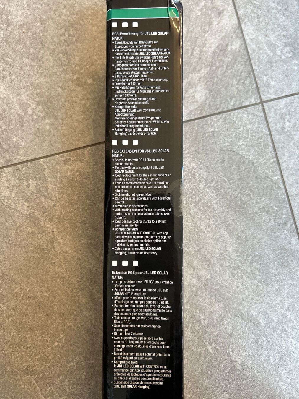 Lampade: JBL Solar Effect RGB 19 Watt – Nuovo e nell'imballaggio originale da Zürich venduto da Aquarium_Seerose 1