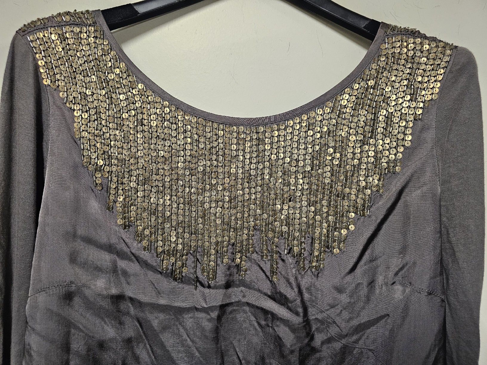 IKKS Kleider: Robe I.Code by IKKS/Originale/Neuve/Grise à sequins/T:40 – Neu (gemäss Beschreibung) aus Basel von Paloma6261 9