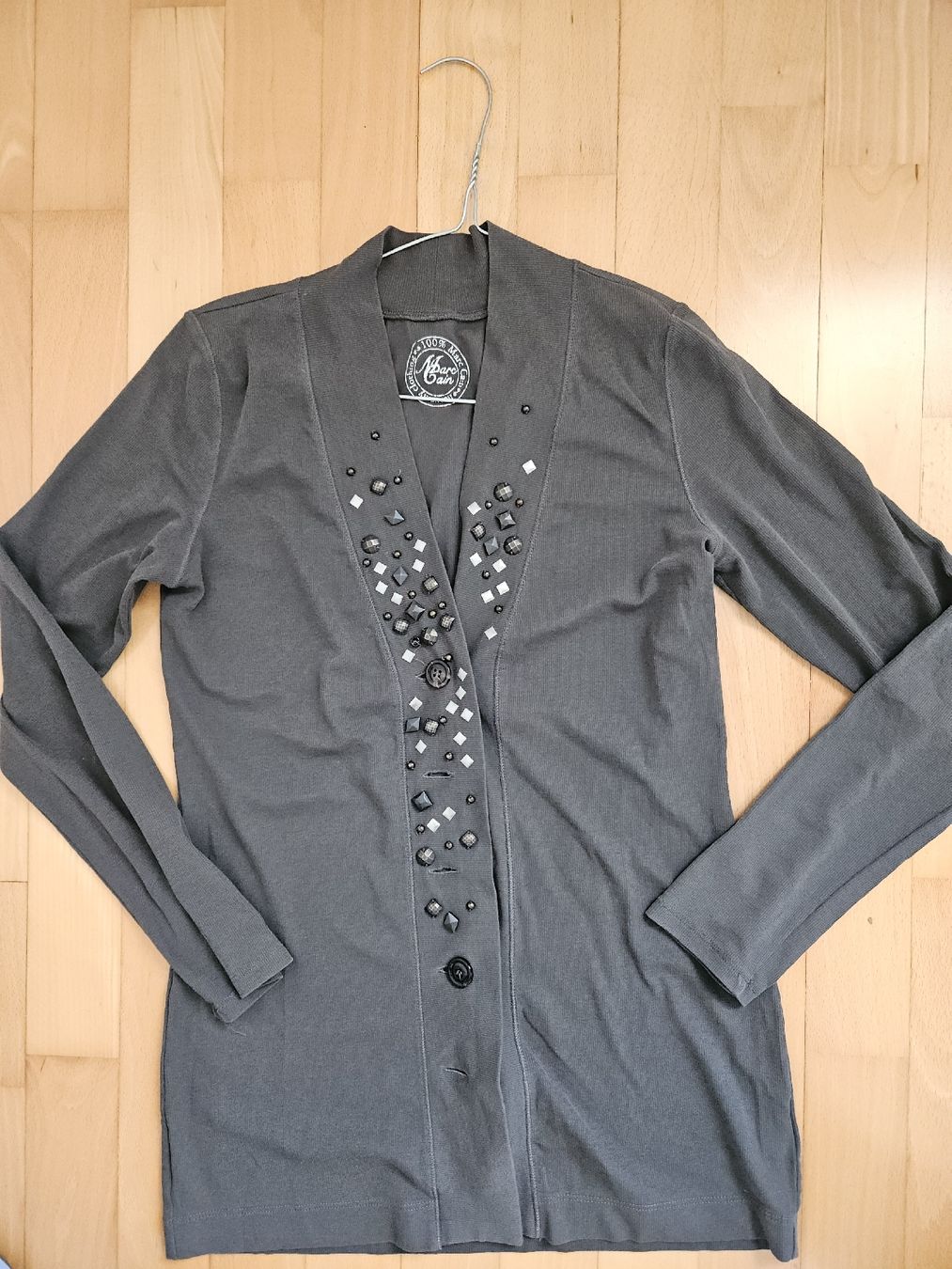 Marc Cain Giacche: Marc Cain Cardigan Strickjacke Grau Gr S – Usato da Urdorf venduto da Colina