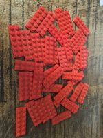 lego 3795 lot de 40 pièces Red Plate 2 x 6