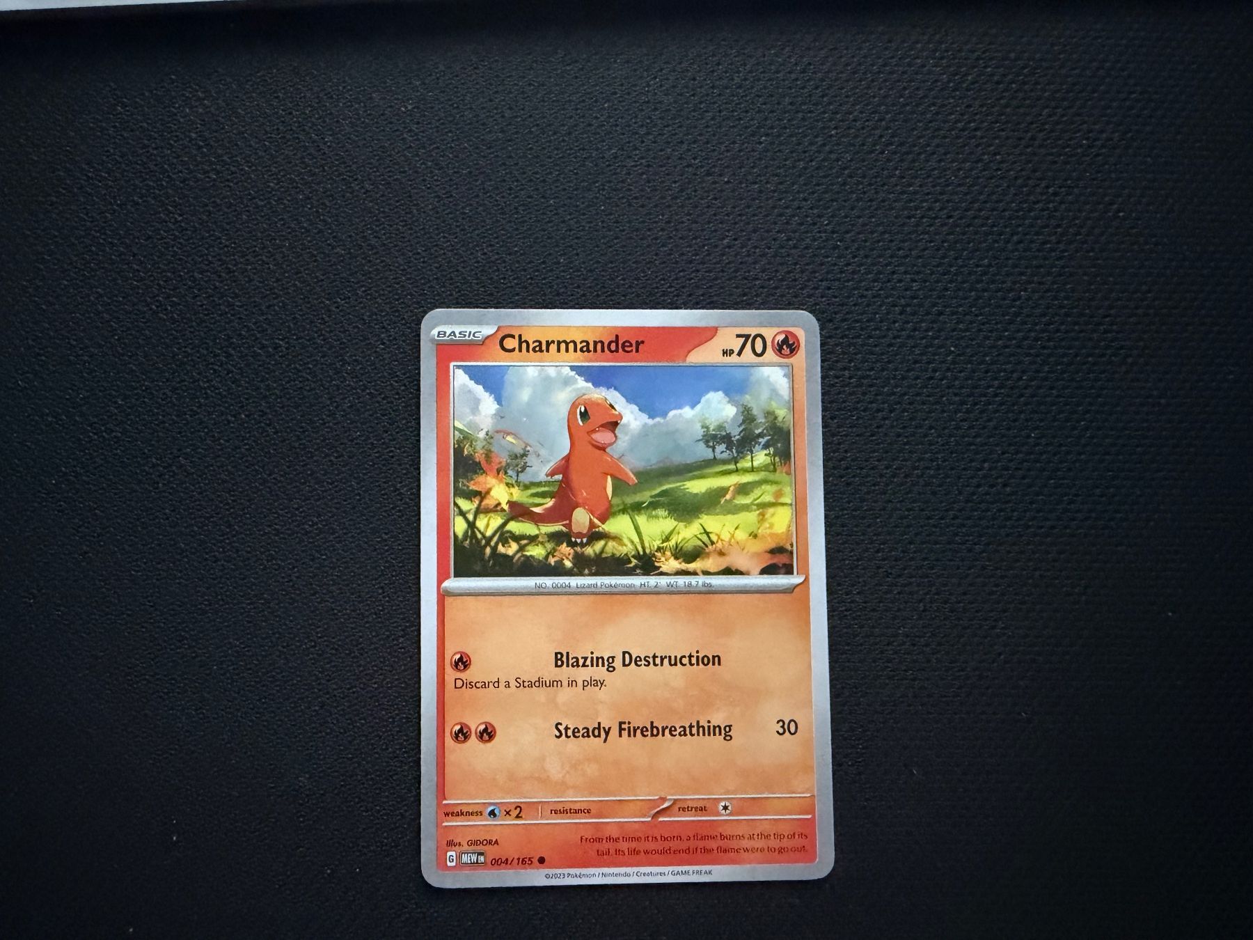 Pokémon Carte collezionabili: Charmander 004/165 – Usato da Zürich venduto da mountainwizard00