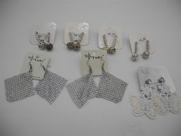 7 Paar Modeschmuck Ohrringe , Nr. 64b