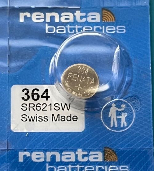 Accus & piles: Renata Knopfzellen 364 SR621SW, 1.55V, Neu, Ablauf 7/2027 – Neuf (Voir description) à Grenchen par chththl