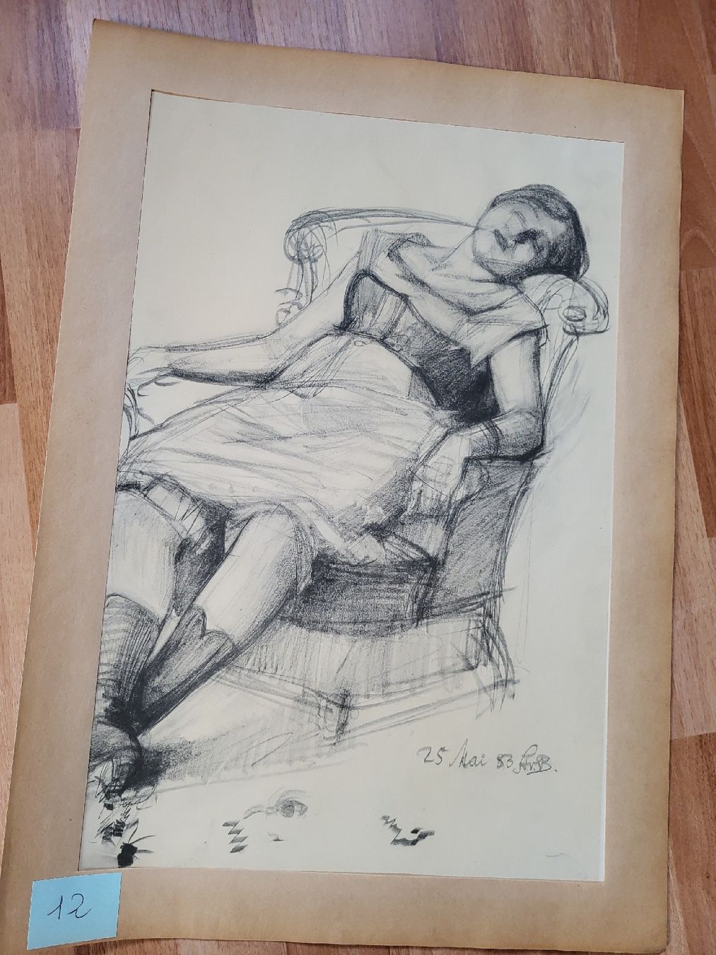 Gemälde: Karl Stauffer-Bern Faksimlie ca.1895 – Gebraucht aus nunningen von mic_88k2