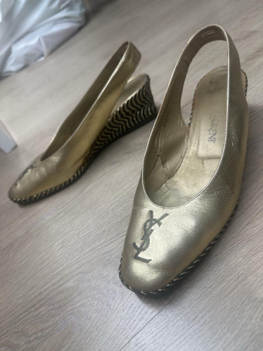 Saint Laurent Damenschuhe: YSL metallic gold heels – Neu (gemäss Beschreibung) aus St-Imier von Baptthegreat 2