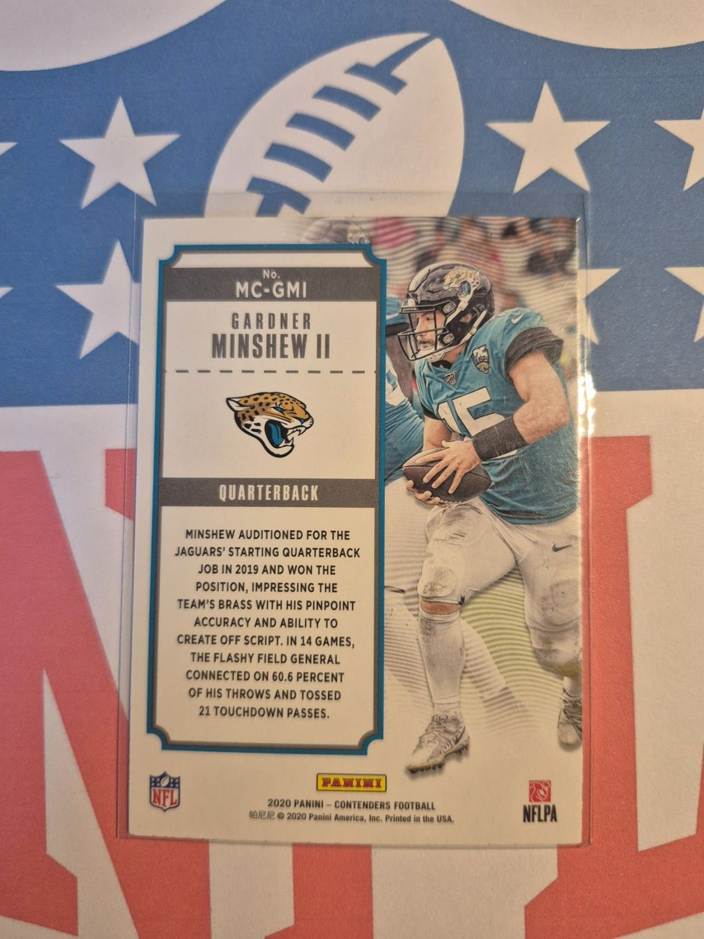 Panini Carte collezionabili: NFL Gardner Minshew Jacksonville Jaguars – Usato da Treiten venduto da Sauber73 1