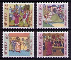 1989 B223-26_Pro Patria_Schweizer BILDERCHRONIKEN ! **