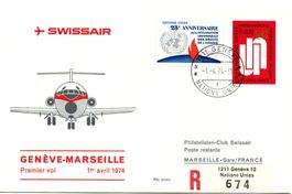 Enveloppes premier vol et commémoratif