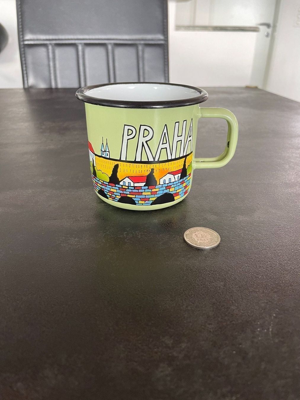 Tazze: Tasse Émaillée Prague – Usato da Vallamand venduto da Bricbracbroc82