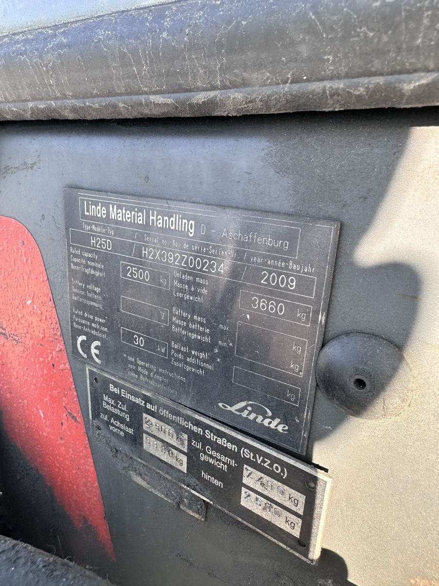 Linde Carrelli elevatori e a forche: LInde stapler H25 – Usato da lyssach venduto da brax2019 7