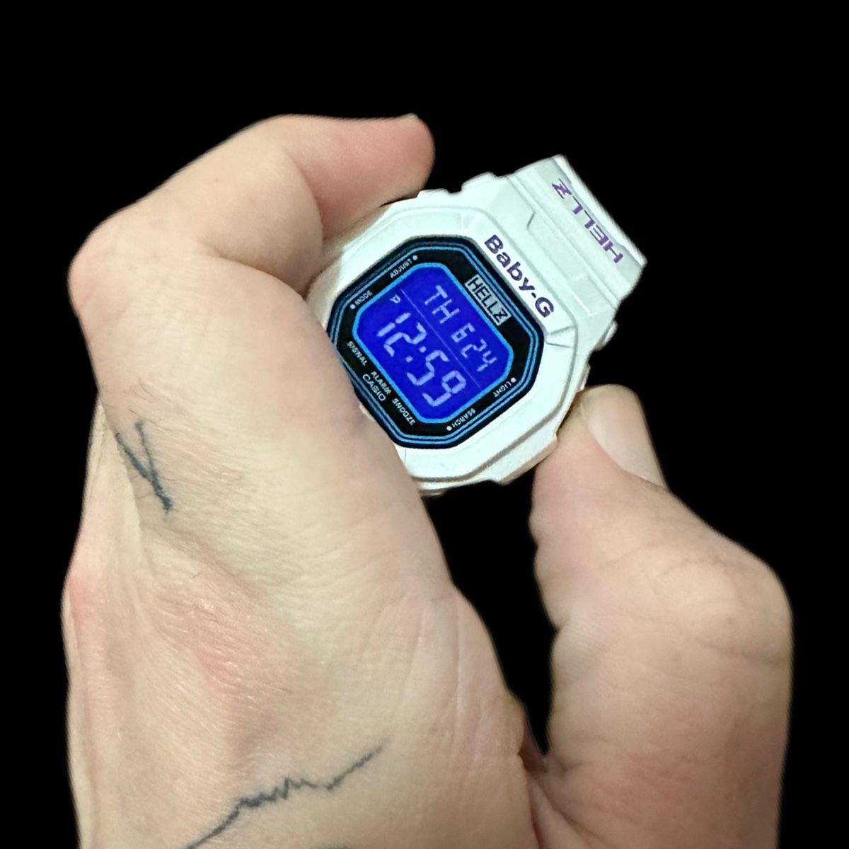 Casio Uhren: Baby-G CASIO G-Shock X Hellz 2009 blanche – Neu und originalverpackt aus Genève von SkuuSkuu 1