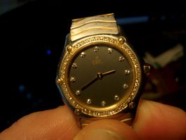 Edle Traum Ebel CLASSIC WAVE, Gold-Diamant Lünette, Vintage