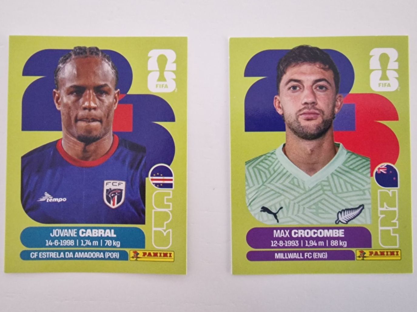 Panini Sammelbilder & Trading cards: 2 x Carte Panini CPV16 + NZL2 – Neu (gemäss Beschreibung) aus Bouveret von psv01